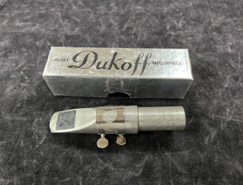 Metal Dukoff Super Power Chamber D8 Tenor Sax Mouthpiece w/ Original Box